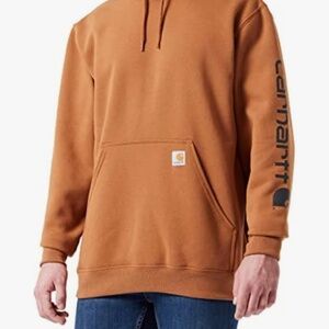 Carhartt Men's Loose Fit Midweight Logo Sleeve Graphic Sweatshirt
